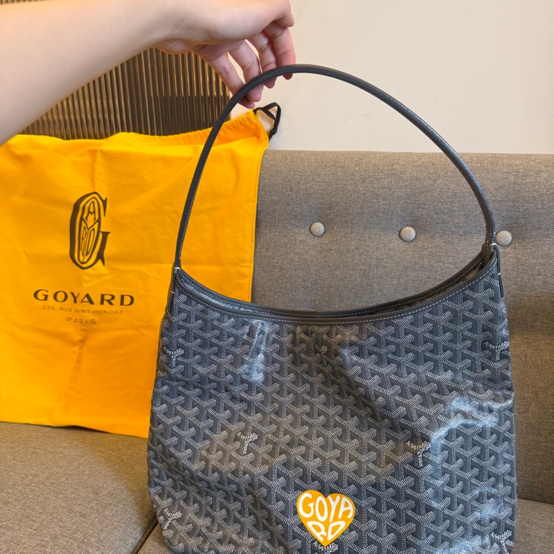 goyard hobo灰色 愛心塗鴉款-4