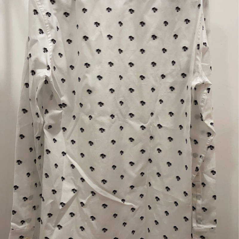 SAINT LAURENT圣罗兰 印花翻领单排扣长袖 衬衫 男款-7