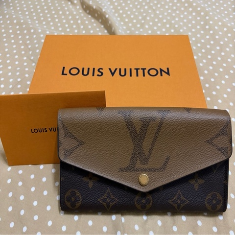 Louis Vuitton 撞色老花經典長夾