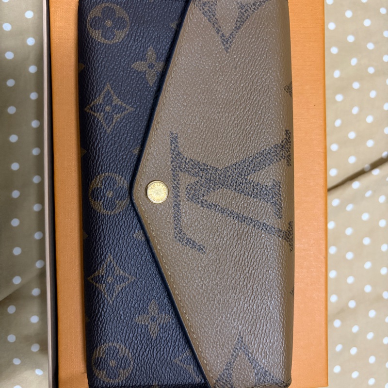 Louis Vuitton 撞色老花經典長夾-3