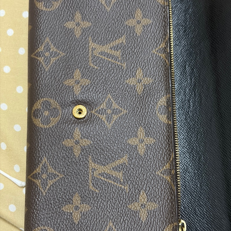 Louis Vuitton 撞色老花經典長夾-9