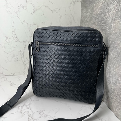 💗香緹國際精品💗 707 BV 黑編織肩背包