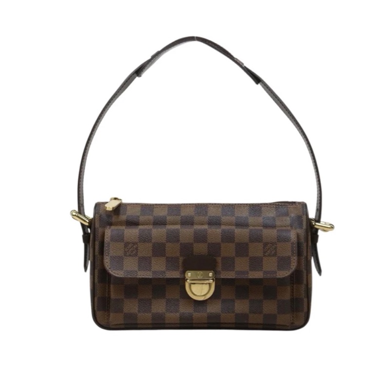 「JL精品代購」98新 LV 棋盤格 曼哈頓單肩包-2