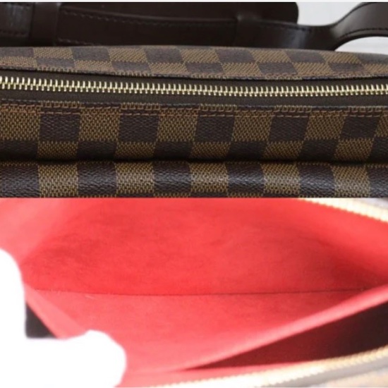 「JL精品代購」98新 LV 棋盤格 曼哈頓單肩包-10