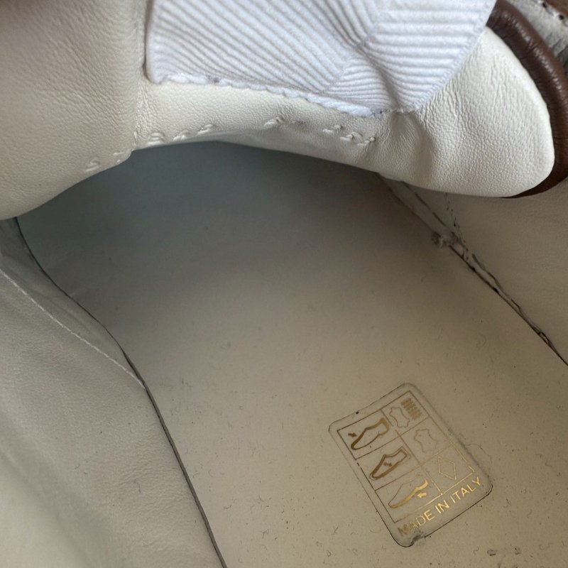 ✨送男生的精品 Gucci 焦糖色緹花休閒男鞋-6