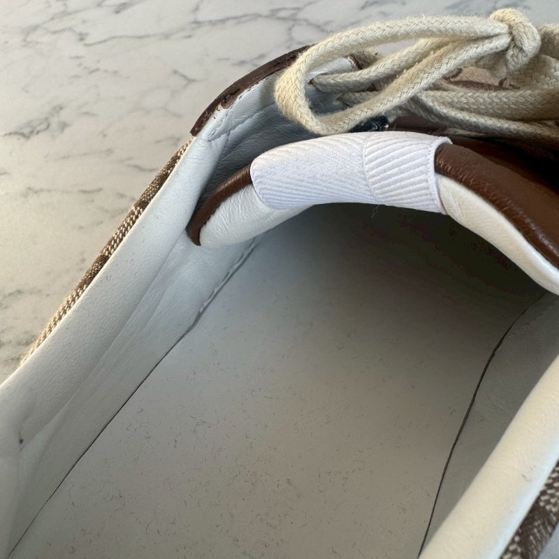 ✨送男生的精品 Gucci 焦糖色緹花休閒男鞋-10