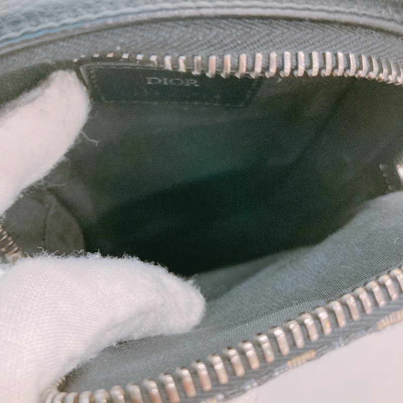 MS0545 Christian Dior 迪奧 老花 電話包 手提斜背迷你包 Micro Rider Pouch Oblique Canvas Navy x PHW-11