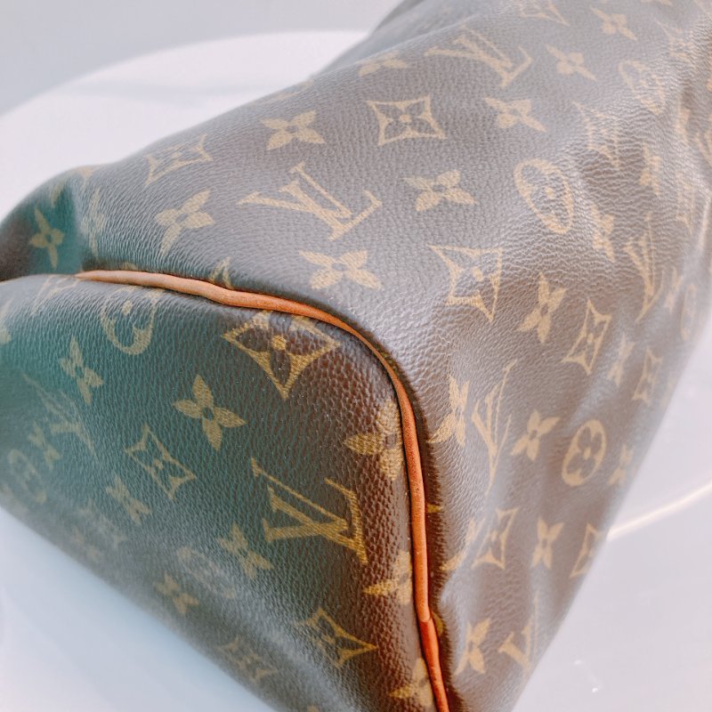 MS0543	Louis Vuitton 路易威登 旅行 機場 經典棕色手提包 Speedy 30 Handbag Canvas Monogram x GHW-7