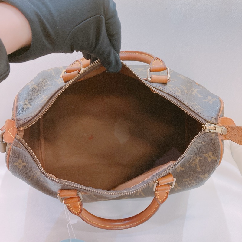 MS0543	Louis Vuitton 路易威登 旅行 機場 經典棕色手提包 Speedy 30 Handbag Canvas Monogram x GHW-20