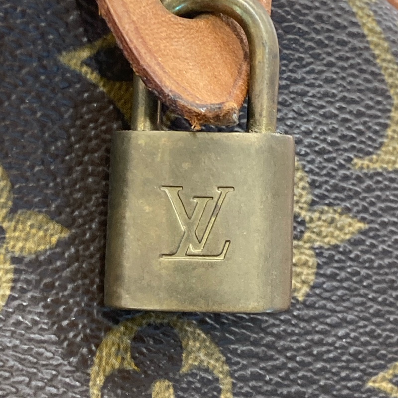 MS0543	Louis Vuitton 路易威登 旅行 機場 經典棕色手提包 Speedy 30 Handbag Canvas Monogram x GHW-25