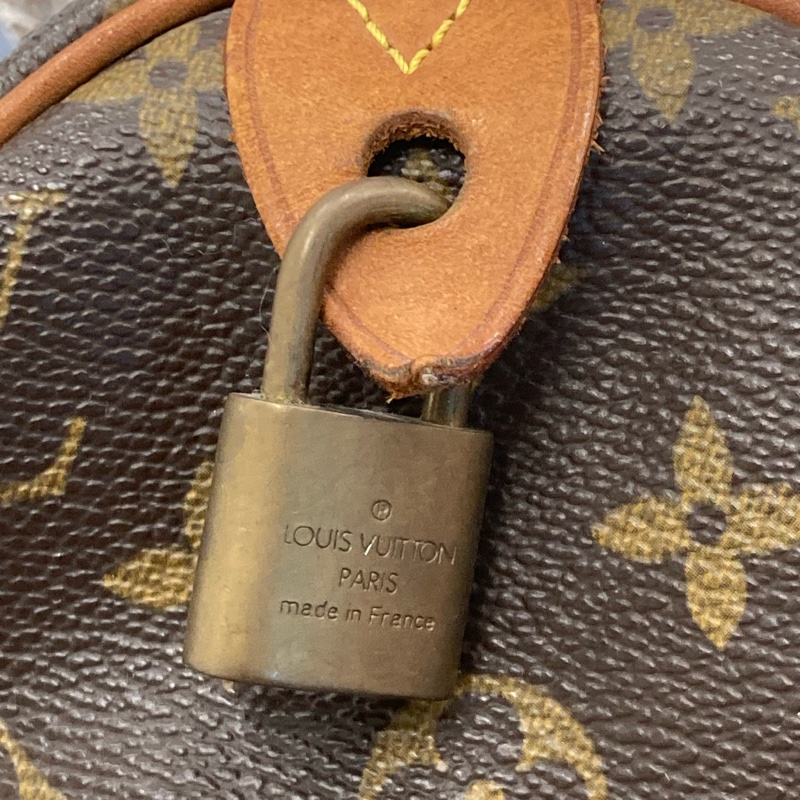 MS0543	Louis Vuitton 路易威登 旅行 機場 經典棕色手提包 Speedy 30 Handbag Canvas Monogram x GHW-26