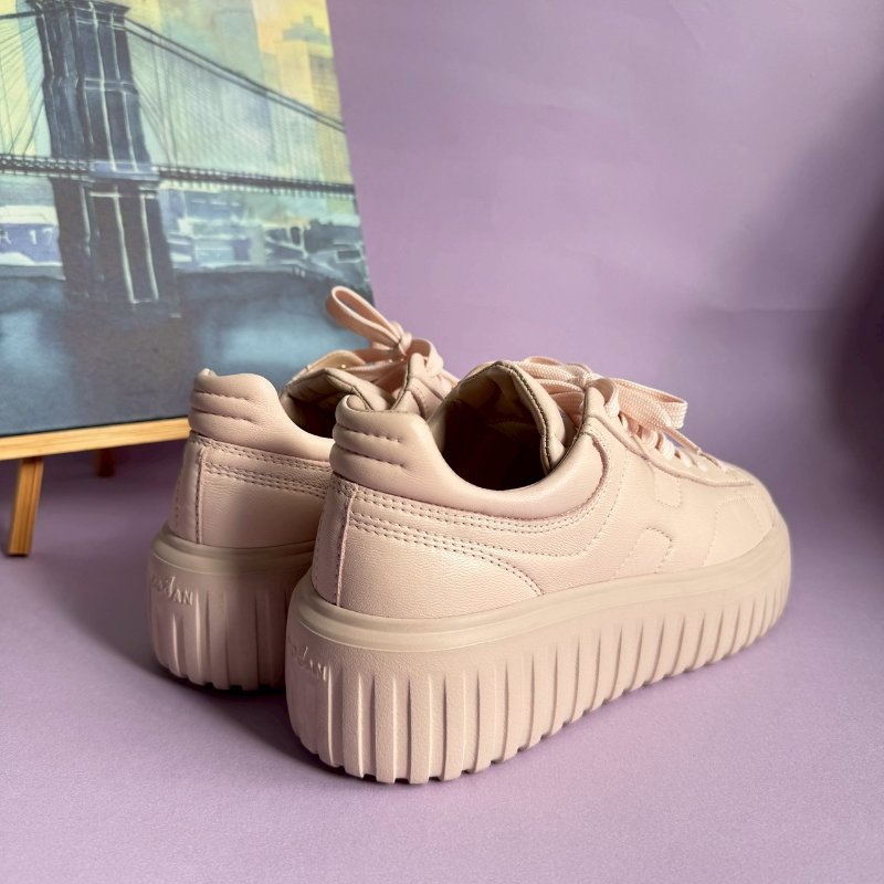 ‼️超軟超舒服 Hogan 粉色絕美H厚底鞋(後面是手機的色差喔)-1