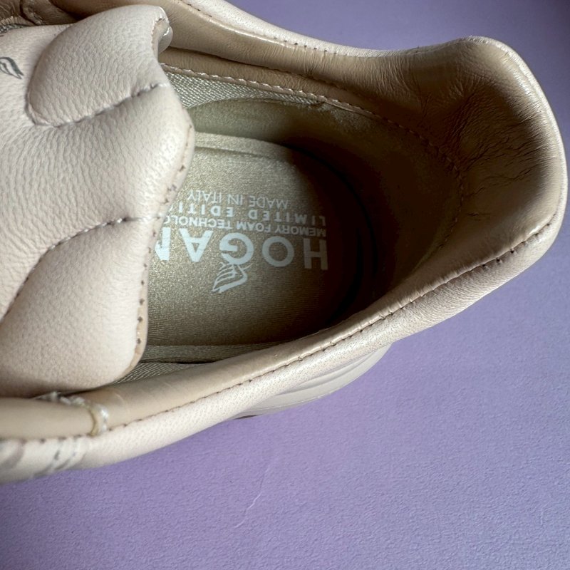 ‼️超軟超舒服 Hogan 粉色絕美H厚底鞋(後面是手機的色差喔)-8