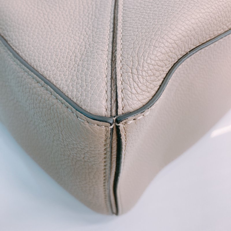 MS0544 Loewe 羅意威 小號 大地色系金扣 手提斜背包 Puzzle Small Grained Calfskin Sand x GHW-7