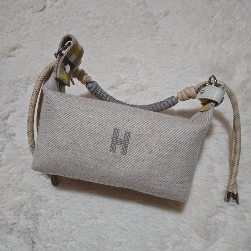 【近全新】Hermès Bride-a-Brac H帆布收納包 (含改造背帶/內膽包/完整包裝)-0