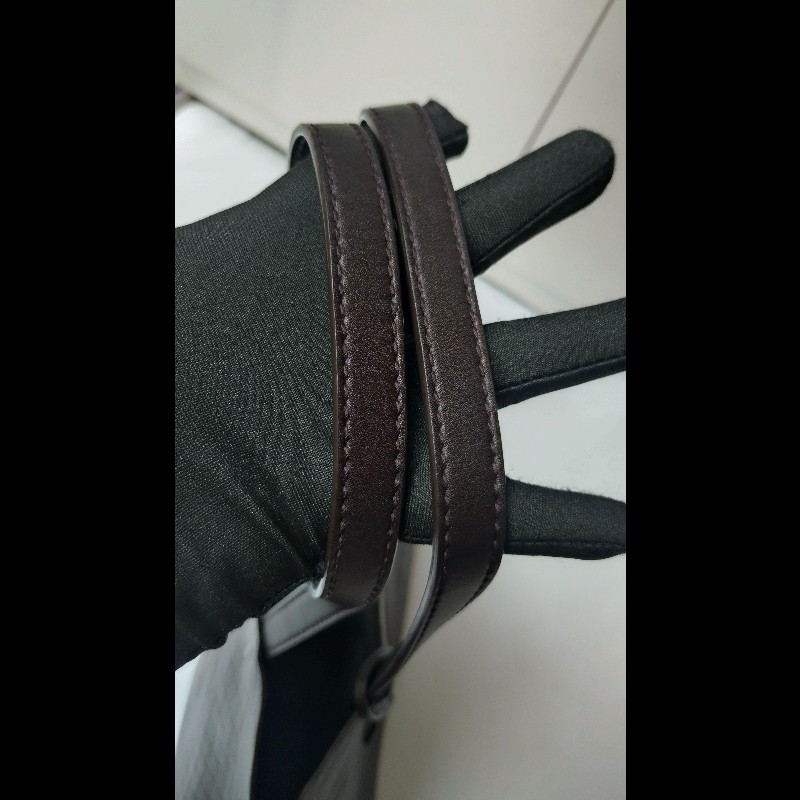 BV 深咖皮壓紋編織購物包 TOTE-22