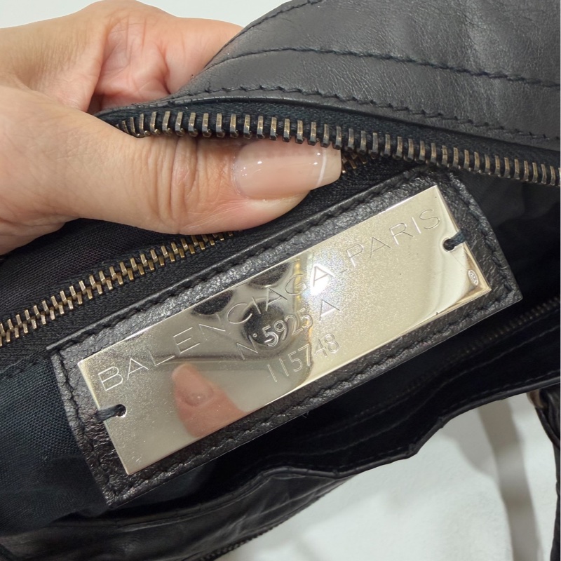 BALENCIAGA 巴黎世家 Motorcycle City 黑色 機車包 斜背包 肩背包 側背包 手提包-25