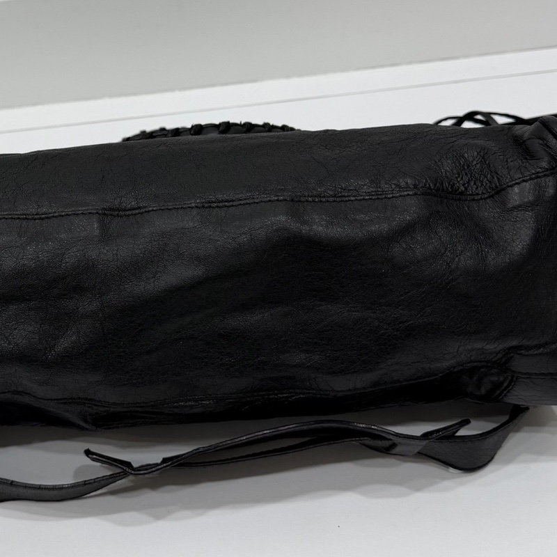 BALENCIAGA 巴黎世家 Motorcycle City 黑色 機車包 斜背包 肩背包 側背包 手提包-30