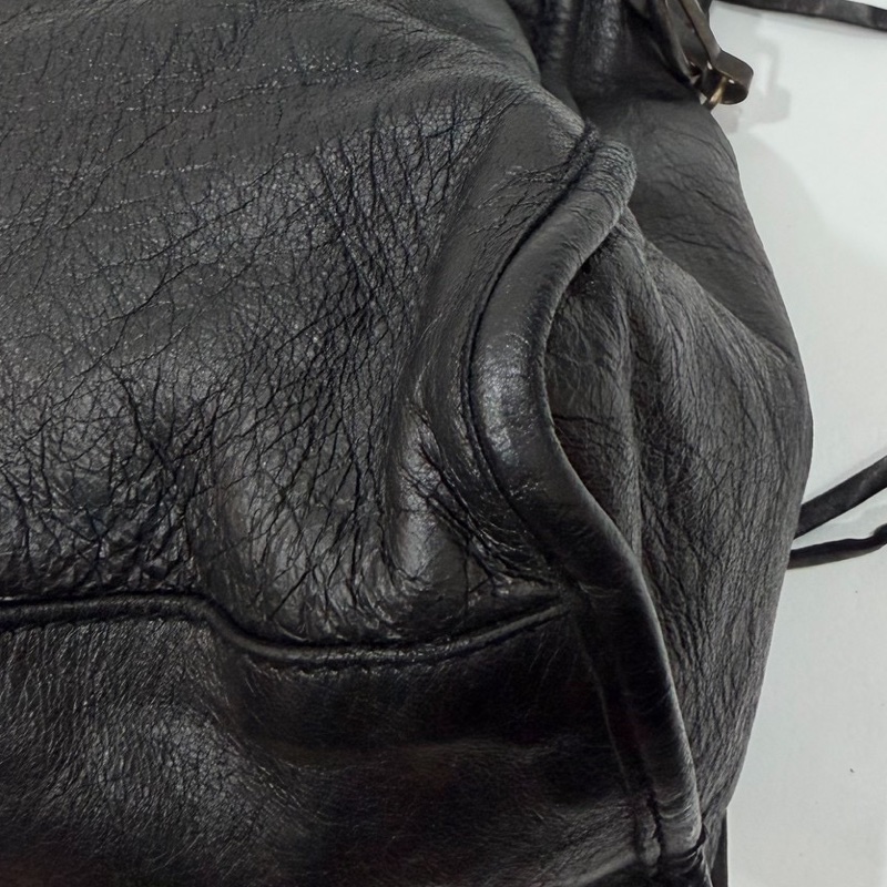 BALENCIAGA 巴黎世家 Motorcycle City 黑色 機車包 斜背包 肩背包 側背包 手提包-33