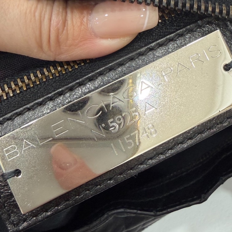 BALENCIAGA 巴黎世家 Motorcycle City 黑色 機車包 斜背包 肩背包 側背包 手提包-35