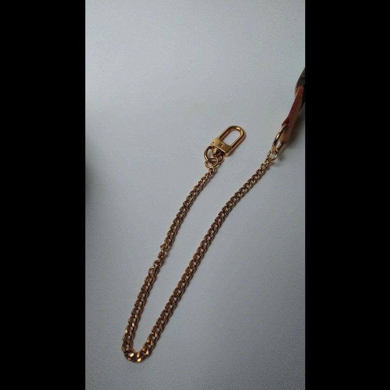 LV 老花限定行李箱圖騰15公分金鍊小包-11