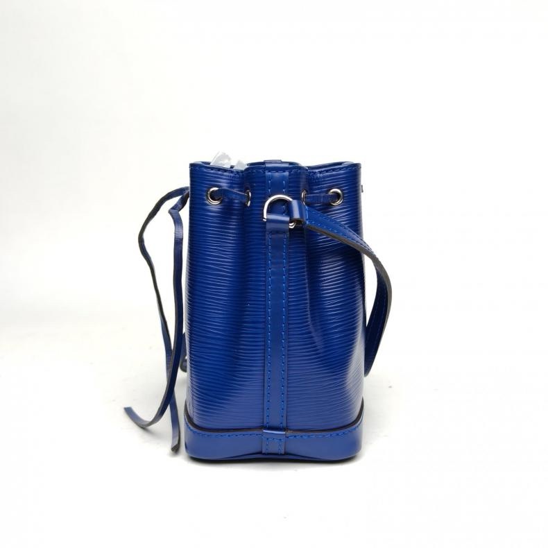 LOUIS VUITTON 藍色EPI水波紋牛皮銀扣2016水波紋小水桶nano-1