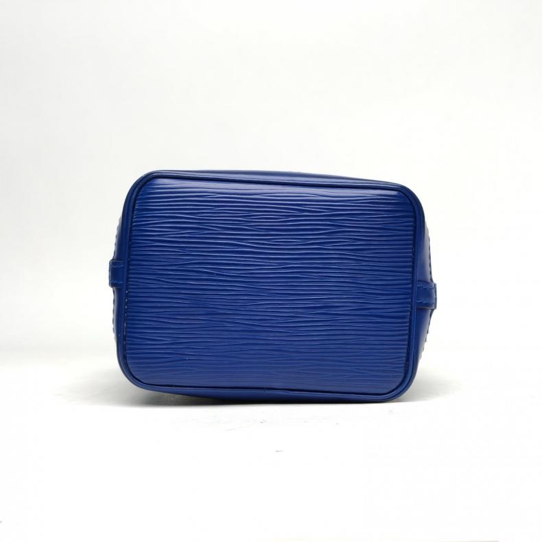 LOUIS VUITTON 藍色EPI水波紋牛皮銀扣2016水波紋小水桶nano-3