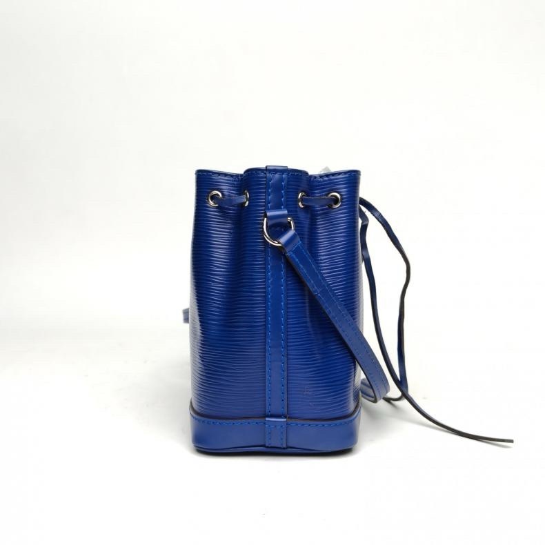 LOUIS VUITTON 藍色EPI水波紋牛皮銀扣2016水波紋小水桶nano-4