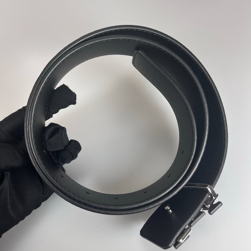 LV M0714V 黑老花Shake 雙面皮帶-1