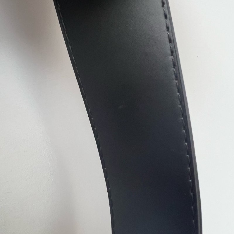 LV M0714V 黑老花Shake 雙面皮帶-9