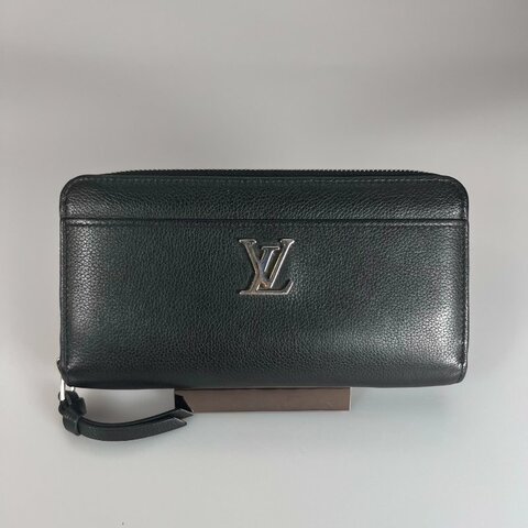 LV M62622  黑牛皮大LOGO長夾