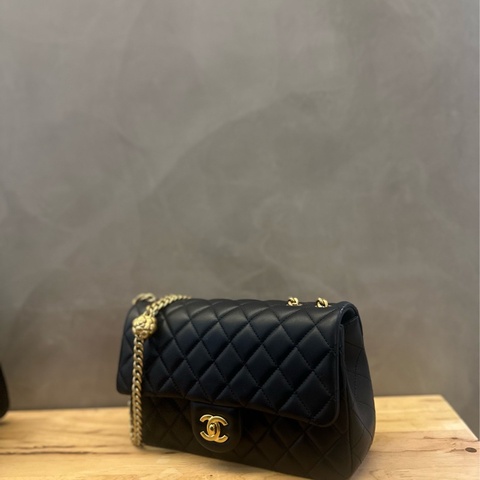 Chanel 2023 CF 山茶花金球調節鏈