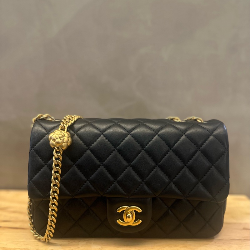 Chanel 2023 CF 山茶花金球調節鏈-3