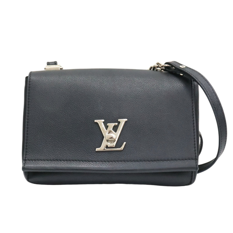 黑色 牛皮 Lockme II BB 肩背包【LOUIS VUITTON LV 路易威登】 M51200-0