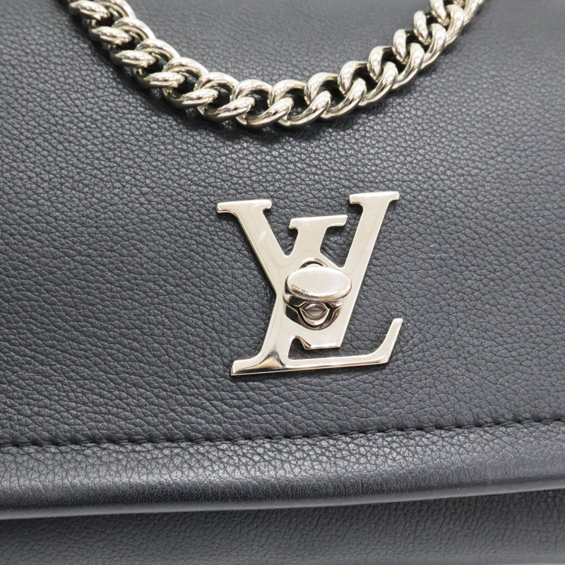黑色 牛皮 Lockme II BB 肩背包【LOUIS VUITTON LV 路易威登】 M51200-6
