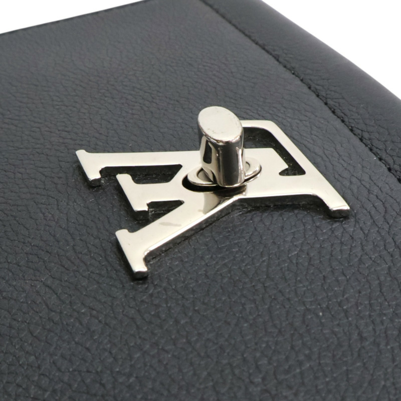 黑色 牛皮 Lockme II BB 肩背包【LOUIS VUITTON LV 路易威登】 M51200-14