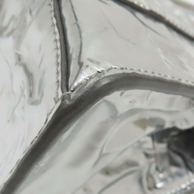 銀色 漆皮 Hourglass 沙漏包 兩用包【BALENCIAGA 巴黎世家】 751497-12