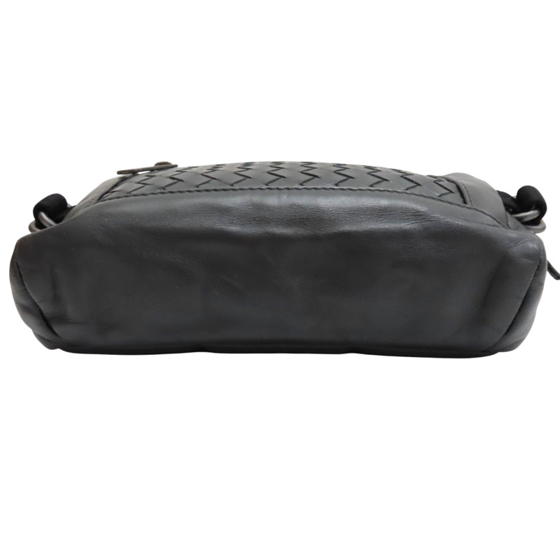 黑色 羊皮編織 Fanny pack 肩背包【BOTTEGA VENETA BV 寶緹嘉】 368899 VQ121-3