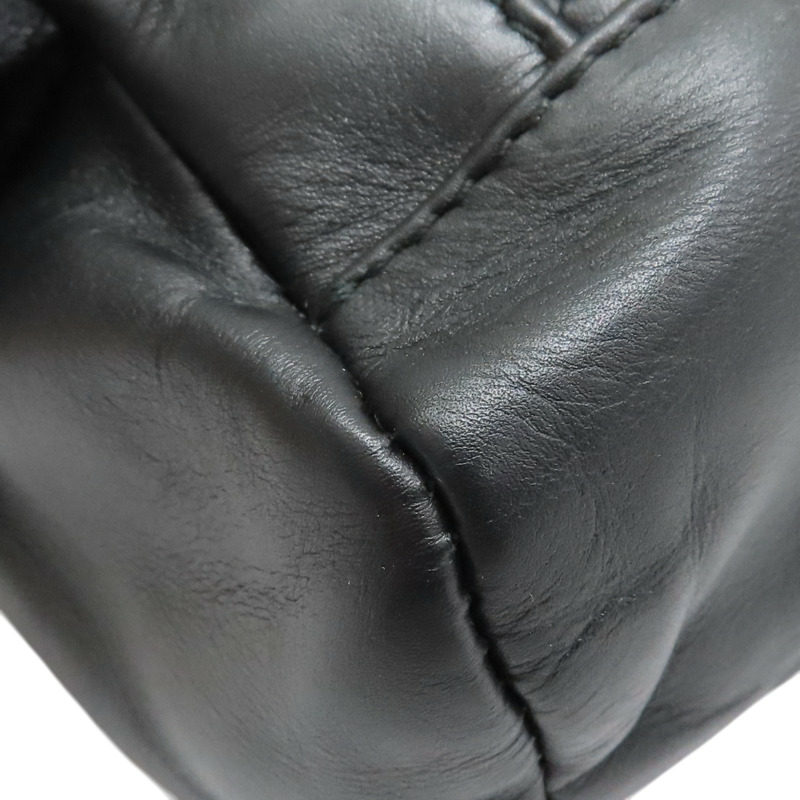 黑色 羊皮編織 Fanny pack 肩背包【BOTTEGA VENETA BV 寶緹嘉】 368899 VQ121-10