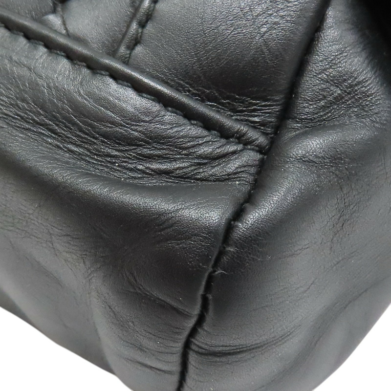 黑色 羊皮編織 Fanny pack 肩背包【BOTTEGA VENETA BV 寶緹嘉】 368899 VQ121-11