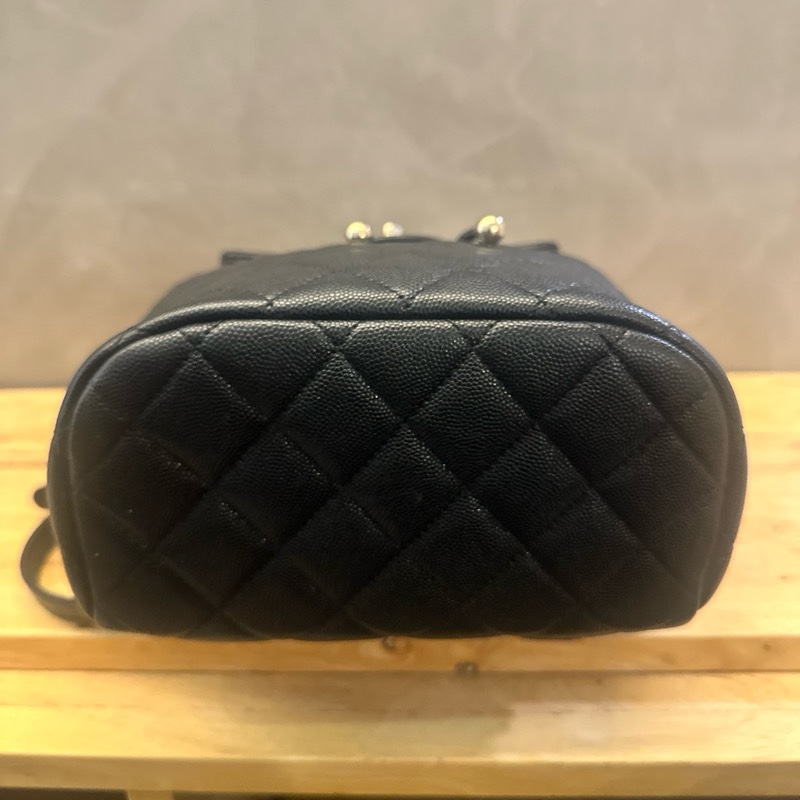 Chanel 薩爾茲堡/ 薩爾茨 後背包 荔枝牛皮 M號-2