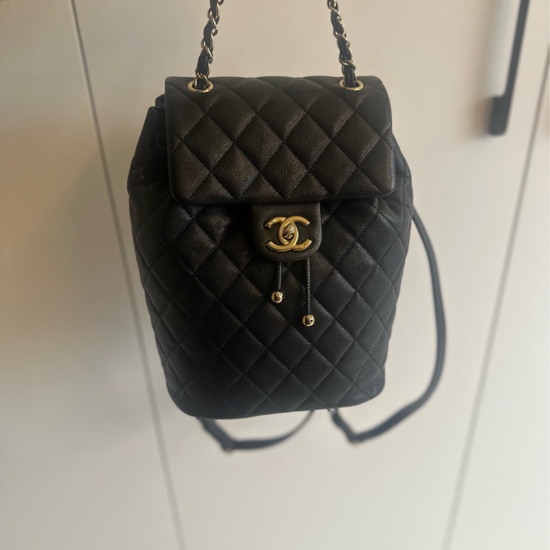 Chanel 薩爾茲堡/ 薩爾茨 後背包 荔枝牛皮 M號-7