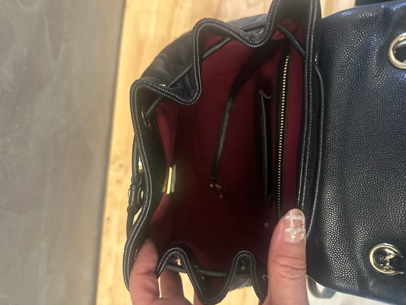 Chanel 薩爾茲堡/ 薩爾茨 後背包 荔枝牛皮 M號-10