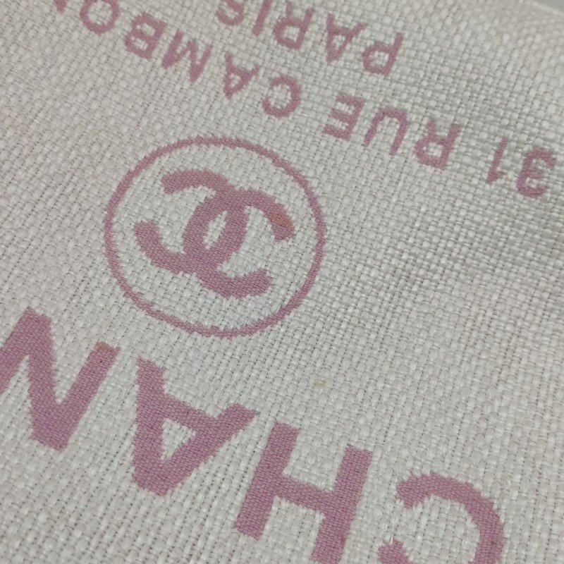 Chanel Deauville沙灘包小號牛皮拼色大Logo字母單肩包-18