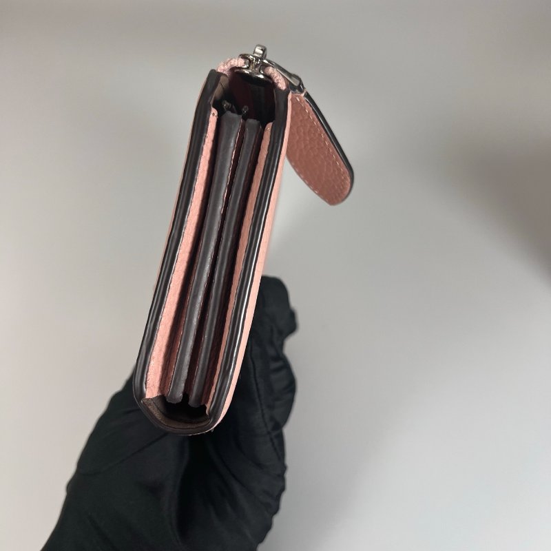 LV M63103 粉色Veau Cachemireㄇ拉長夾-2