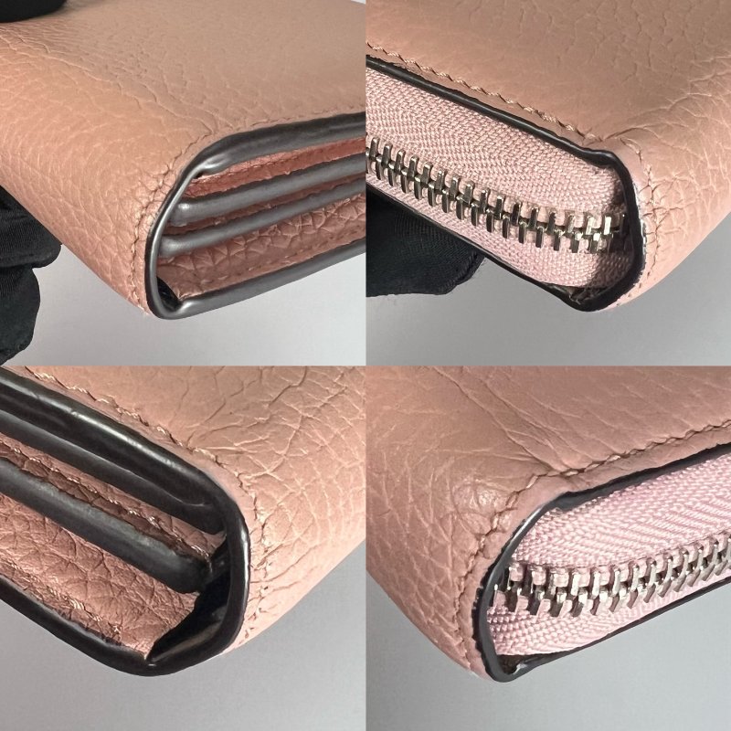 LV M63103 粉色Veau Cachemireㄇ拉長夾-11