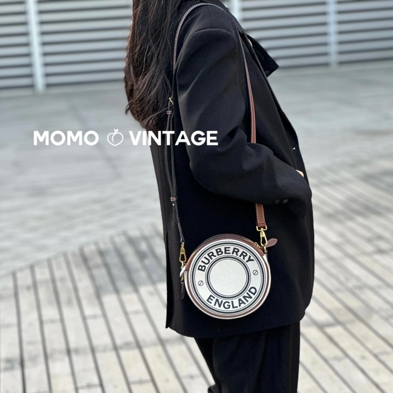 【極新🎁 好溫柔】 Burberry 巴寶莉 圓餅包 斜背包（專櫃63,000)-18