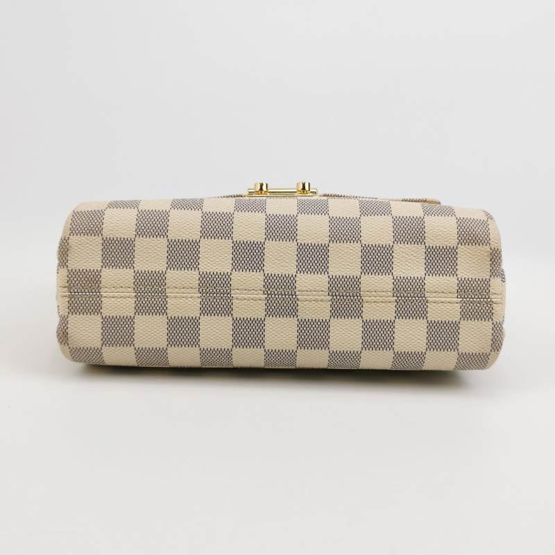 Louis Vuitton(LV)Croisette植鞣革棋盤格S-lock鎖扣斜挎包單肩包-5