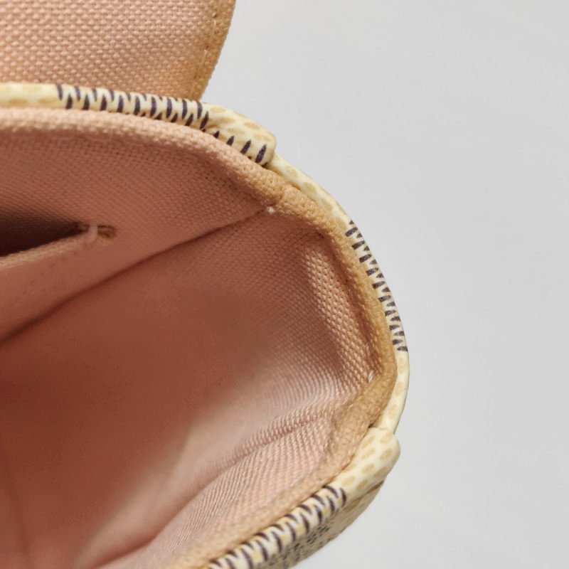 Louis Vuitton(LV)Croisette植鞣革棋盤格S-lock鎖扣斜挎包單肩包-9