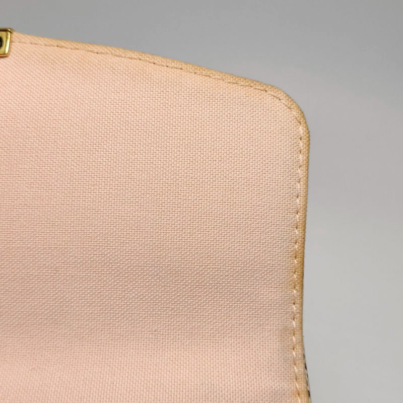 Louis Vuitton(LV)Croisette植鞣革棋盤格S-lock鎖扣斜挎包單肩包-10